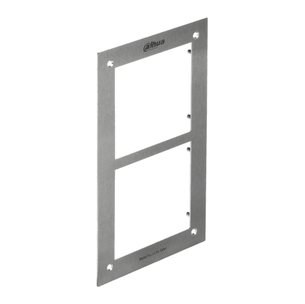 DAHUA PANEL FRONTAL DHI-VTOF002 DE 2 MÓDULOS DE ACERO INOXIDABLE IP54 IK07