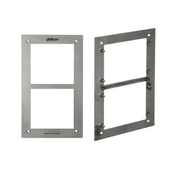 DAHUA PANEL FRONTAL DHI-VTOF002 DE 2 MÓDULOS DE ACERO INOXIDABLE IP54 IK07 - Imagen 3