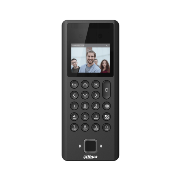 DAHUA CONTROL DE ACCESO DHI-ASI3204E-W RECONOCIMIENTO FACIAL / HUELLAS / TARJETAS / CONTRASEÑA / 1000 ROSTROS