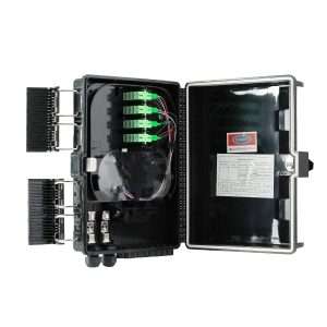 PSTEL CAJA NAP IP 65 COMPLETA 1 SPLITTER PLC1X16 SC/APC 16 ADAPTADORES SC/APC -HN