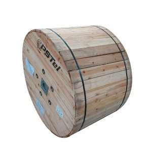 PSTEL FIBRA GYXTW 24H SPAN 120M HDPE G652D SM AÉREO/DUCTO BLINDADA 8.6MM - ZT