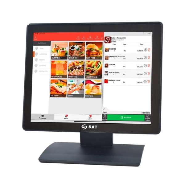 MONITOR TOUCH SAT 1054FPH 15 CAPACITIVO HDMI VGA - Imagen 4