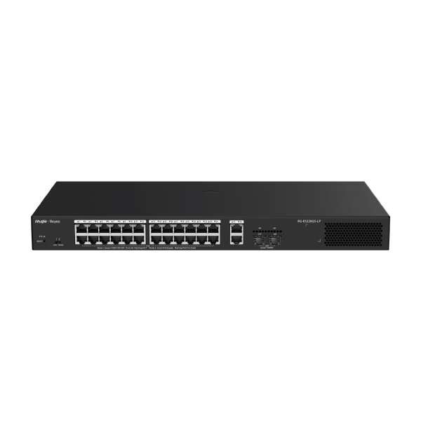 RUIJIE SWITCHES SMB REYEE RG-ES228GS-LP 26 PTOS GIGA 24 PTOS POE+ 250W 2 PTOS SFP UPLINK RACK CAPA 2 - Imagen 4