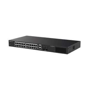 RUIJIE SWITCHES SMB REYEE RG-ES228GS-LP 26 PTOS GIGA 24 PTOS POE+ 250W 2 PTOS SFP UPLINK RACK CAPA 2