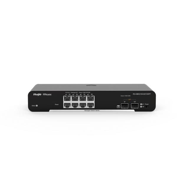 RUIJIE SWITCHES SMB REYEE RG-NBS3100-8GT2SFP-P-V2 8 PTOS GIGA POE+ 125W 2 PTOS SFP UPLINK CAPA 2 - Imagen 3