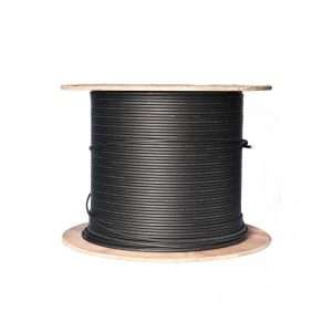 PSTEL FIBRA DROP 2 HILOS ESTÁNDAR G.657A2 3 METAL 1 MENSAJERO 1MM CHAQUETA LSZH 2 KM - ZT